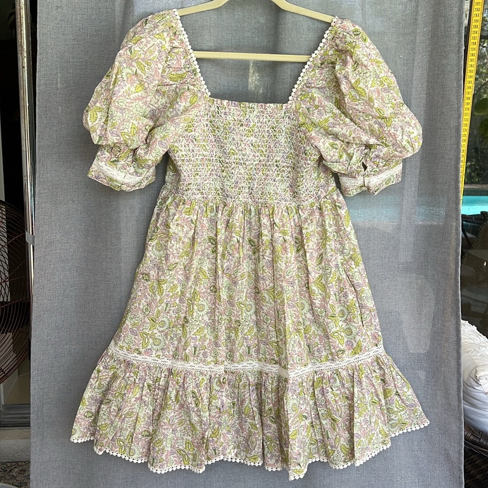 ANTHRO LOVE THE LABEL Josepha Babydoll dress M - Picture 13 of 17